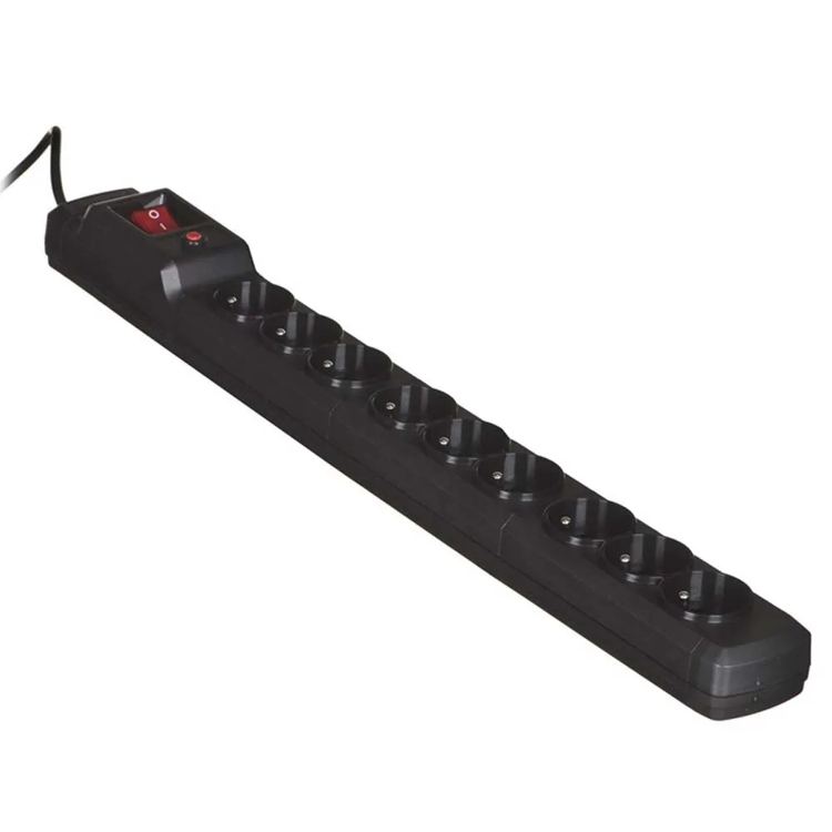 Activejet Ciabatta elettrica per rack Combo 9GN 9 prese Ciabatta elettrica per rack 8 prese 3 m