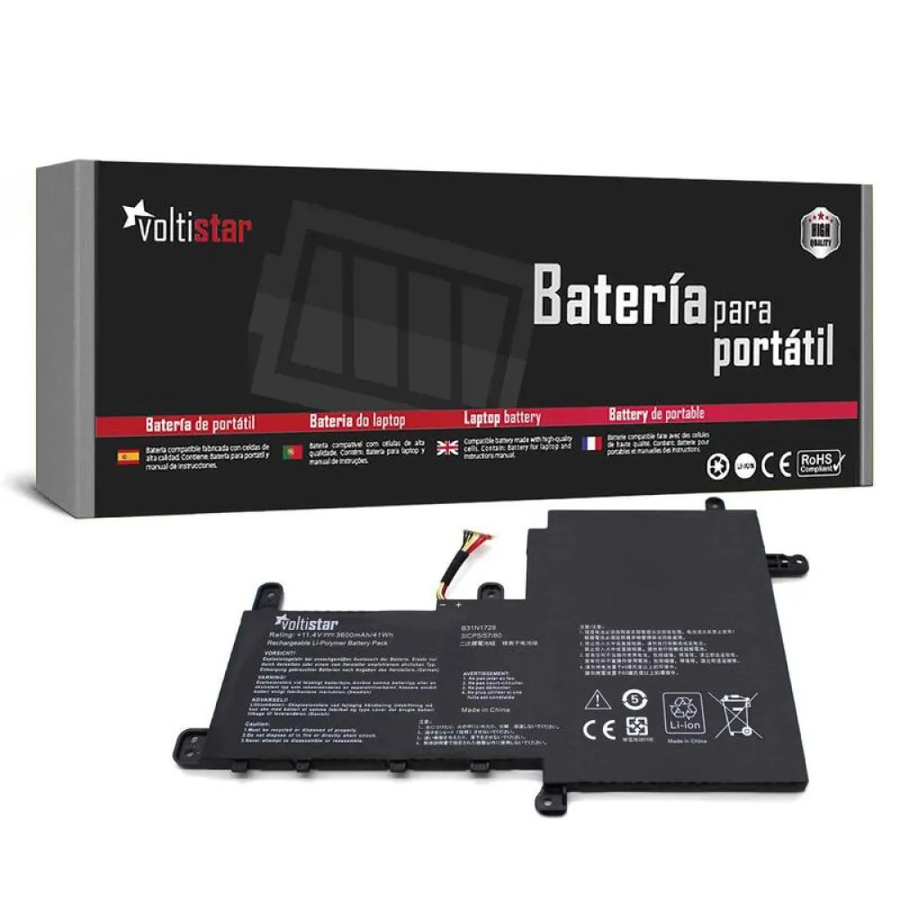 Generico Batteria di ricambio per laptop Asus Vivobook S15 S530 S530U X530U X530Ua B31N1729