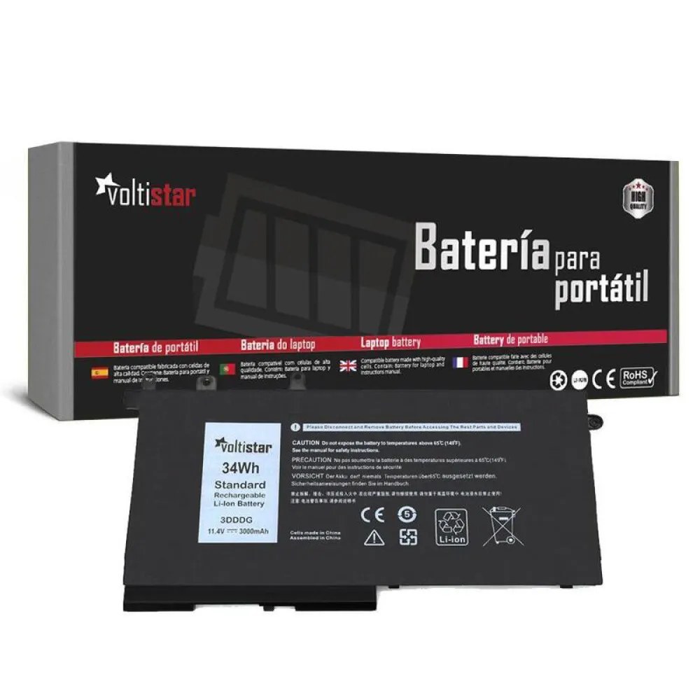 Generico Batteria di ricambio per laptop Dell Latitude 5280 5480 5580 3Dddg