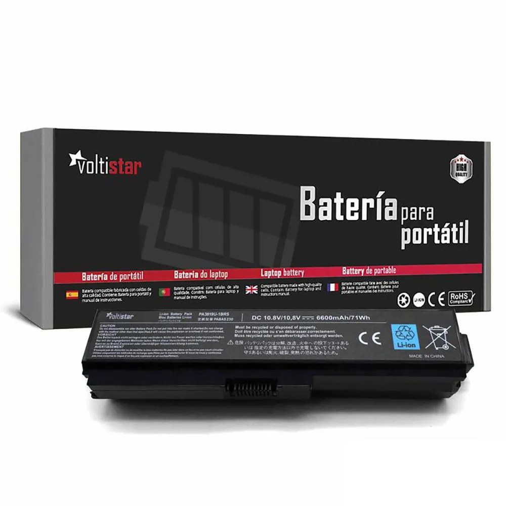 Generico Batteria di ricambio per laptop Toshiba L630 L640 L640D L645 L645D L650 Pa3634U Pa3635U Pa3636U