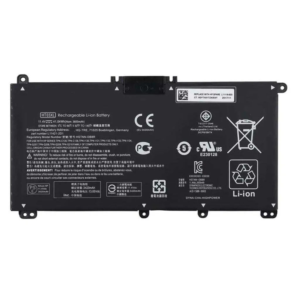 Generico Batteria di ricambio per laptop Hp 240 G7 245 G7 250 G7 255 G7 15-Cs 17-By Ht03Xl