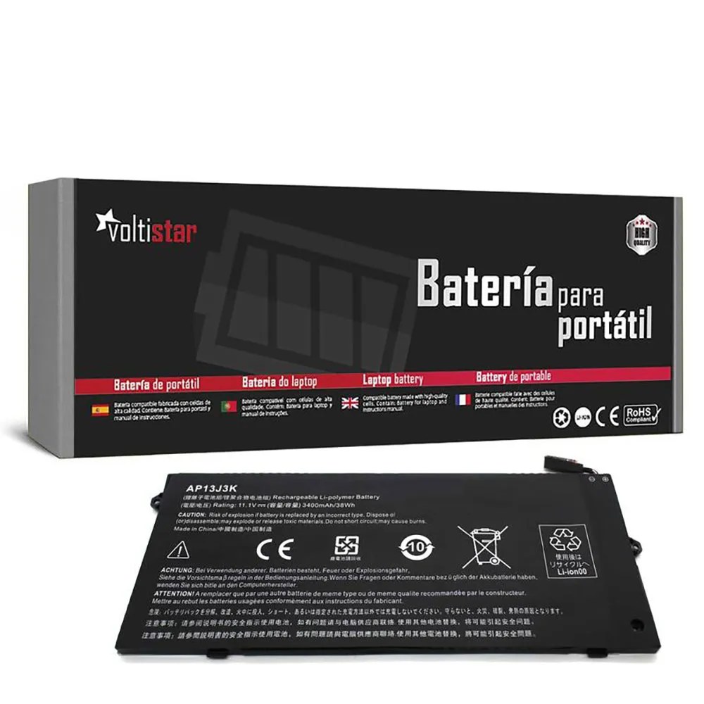 Generico Batteria di ricambio per laptop Acer Chromebook C720 C720P C740 C720-2844 Ap13J3K Ap13J4K