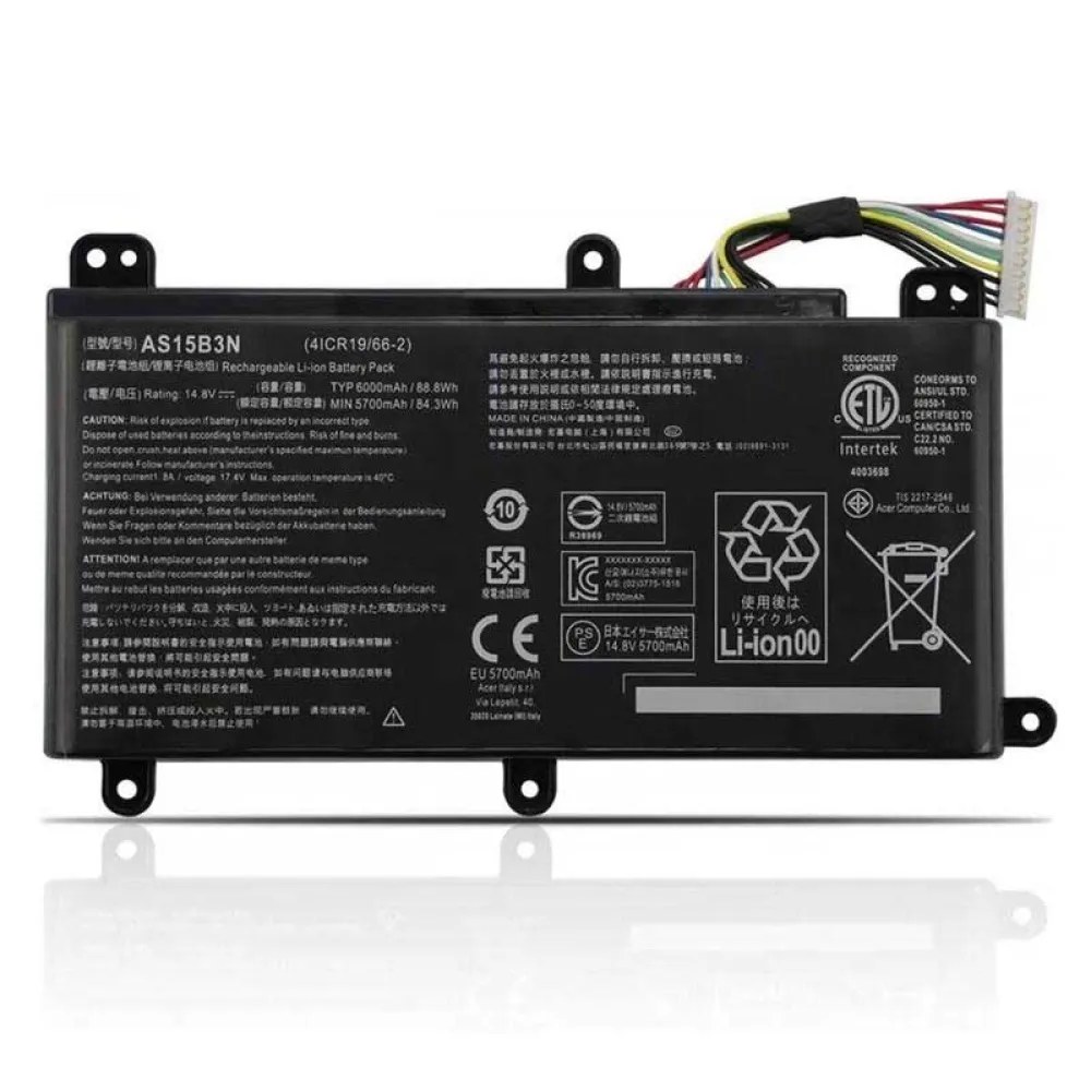 Generico Batteria di ricambio per laptop Acer Predator 15 G9-591 17 G5-793 G9000 Series As15B3N