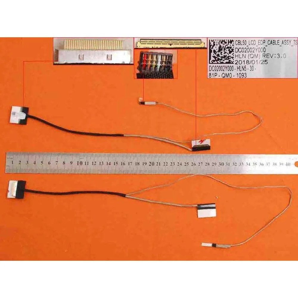 Generico Cavo flessibile di ricambio Hp 15-Bs 15T-Br 15Z-Bw Cbl5 Dc02002Y000