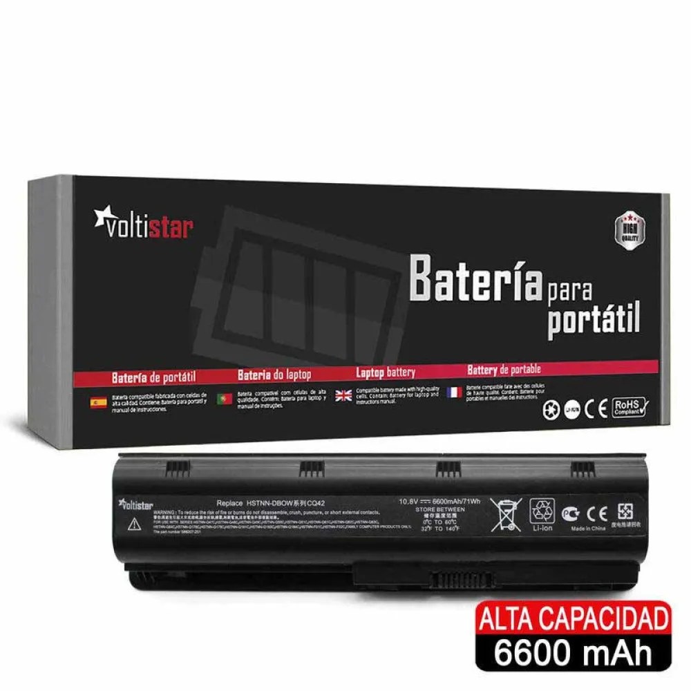 Generico Batteria di ricambio per laptop Hp Compaq G6 G7 G42 G56 G62 G72 Dv6-4000 Dv7-6000 G4-1000
