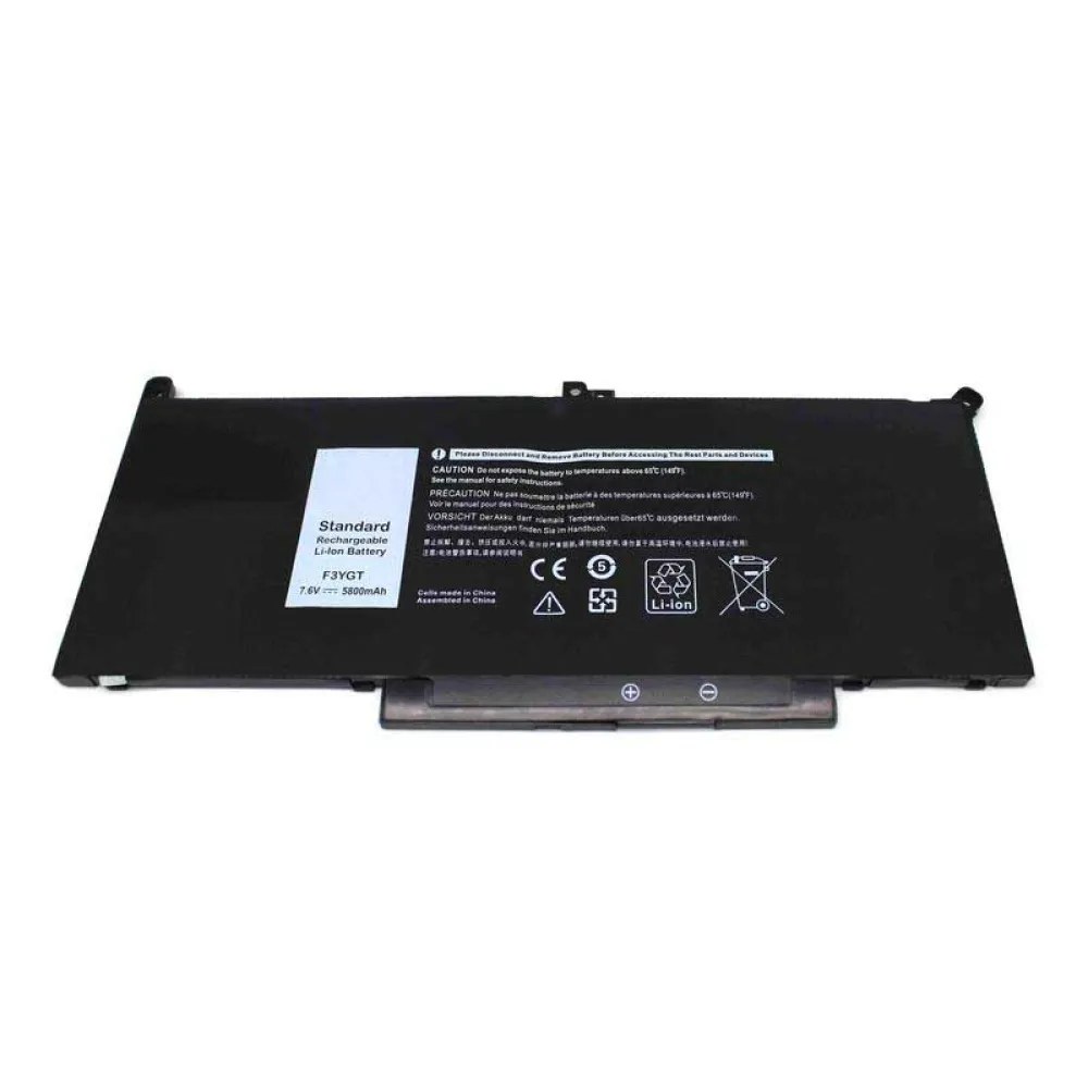 Generico Batteria di ricambio per laptop Dell Latitude 7280 7290 7380 7390 7480 7490 F3Ygt Dm3Wc Myj96 2X39G Dwx9J 7.6V BATS2207
