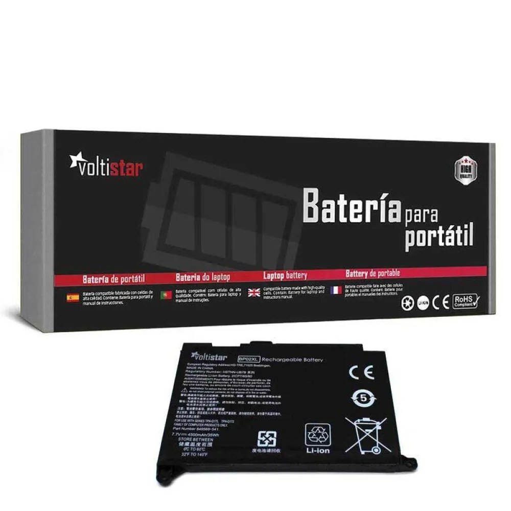[PPX-141912918] Generico Batteria di ricambio per laptop Hp Bp02041Xl Bp02Xl Hstnn Ub7B 7.6V 5300Mah
