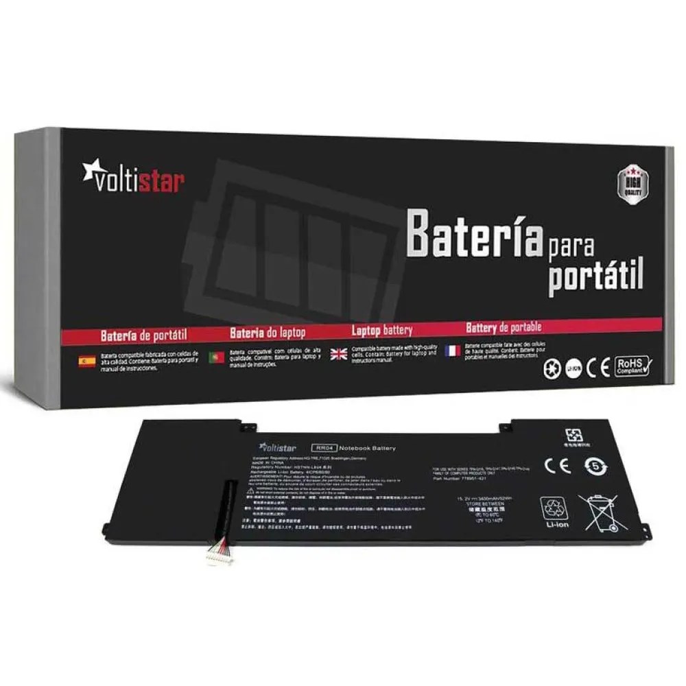Generico Batteria di ricambio per laptop Hp Omen 15 15-5014Tx Rr04 Rr04Xl 778951-421 Hstnn-Lb6N