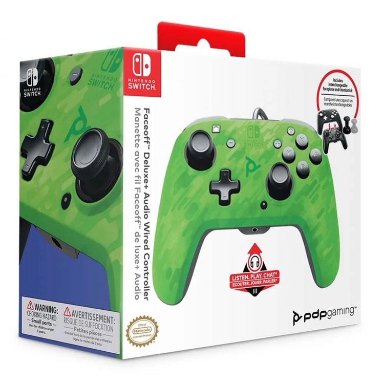 PDP Controller per Nintendo Switch Faceoff Deluxe ricondizionato