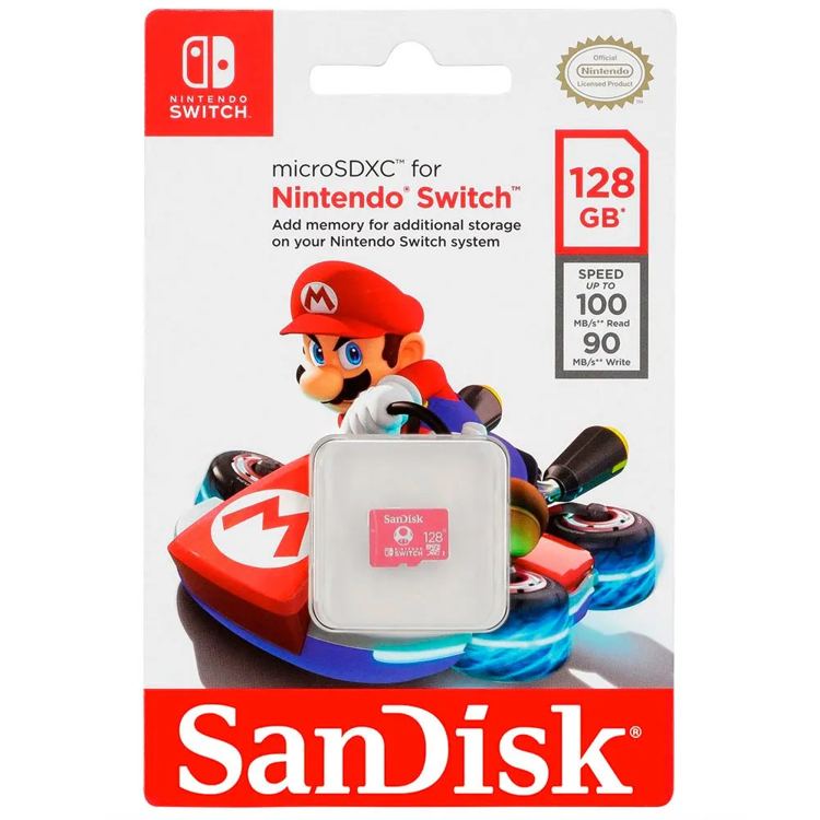 Sandisk Scheda di memoria Micro SDXC 128GB Nintendo