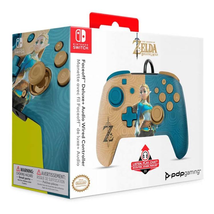 PDP Controller per Nintendo Switch Faceoff Zelda Breath Of The Wild