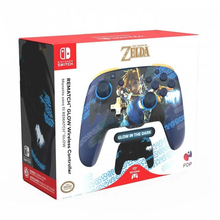 PDP Controller per Nintendo Switch Rematch Glow Link Hero