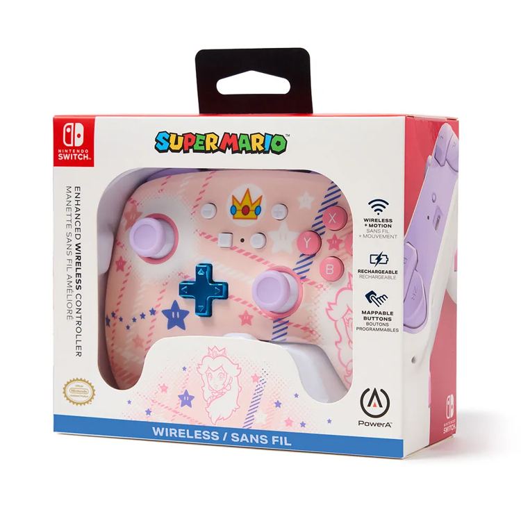 Powera Gamepad wireless per Nintendo Switch Princess Peach