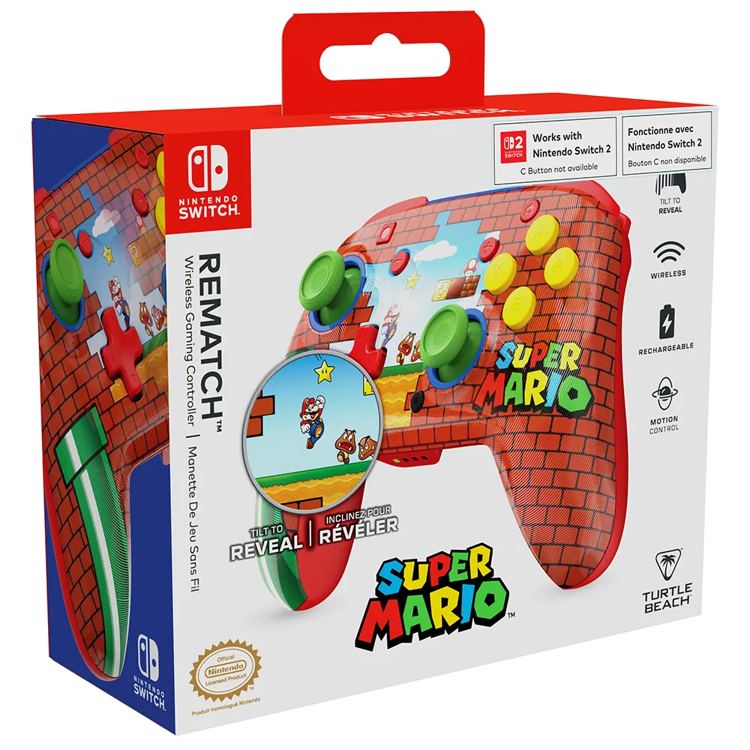 Turtle beach Controller Rematch Mario Bricks Reveal