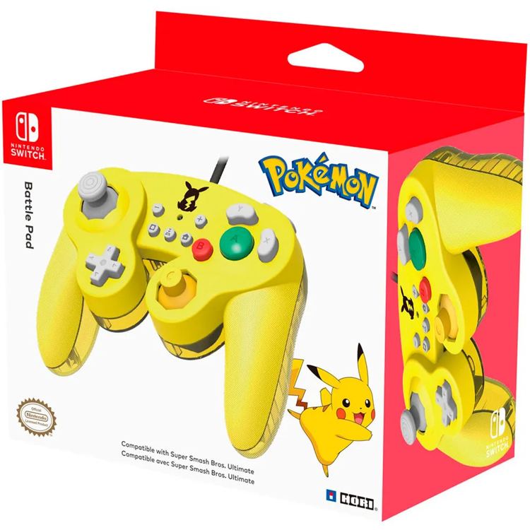 Hori Controller per Nintendo Switch Super Smash Bros Pikachu Gamepad