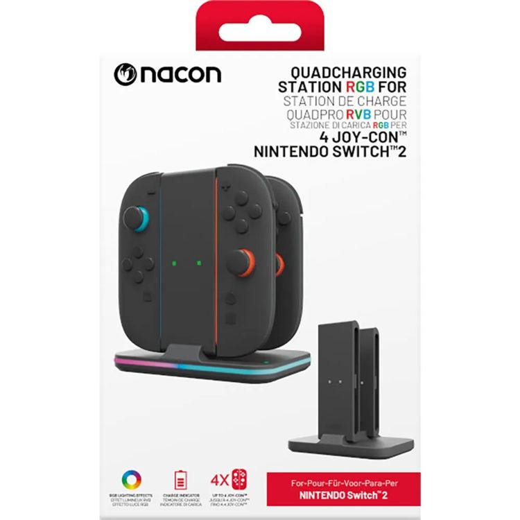 Nacon Stazione di ricarica per 2 Joy-Con per Switch 2