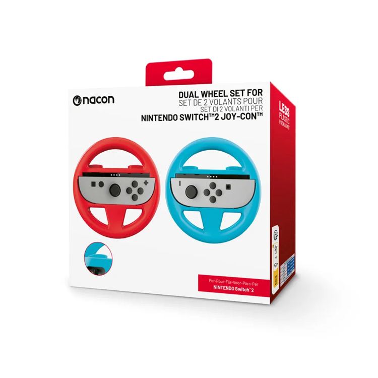 Nacon Set doppio di 2 volanti da corsa per Joy-Con Switch
