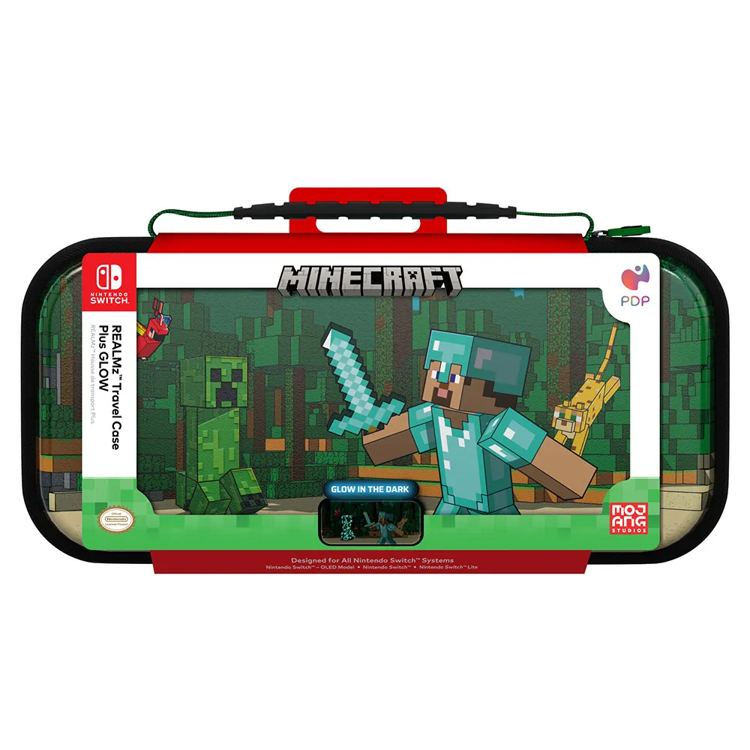 PDP Cover per nintendo switch Plus Glow Minecraft