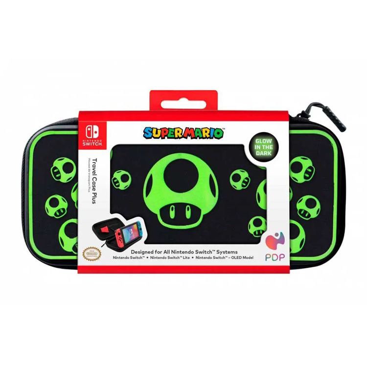 PDP Custodia per Nintendo Switch Deluxe Travel Glow In The Dark