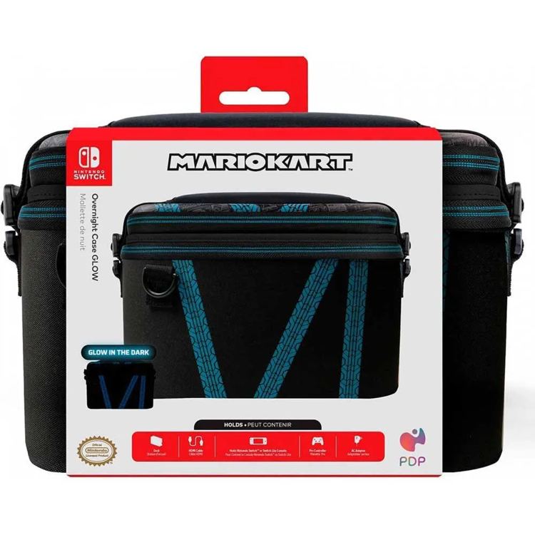 PDP Custodia per Nintendo Switch Overnight Glow Kart Drift Pull-N-Go