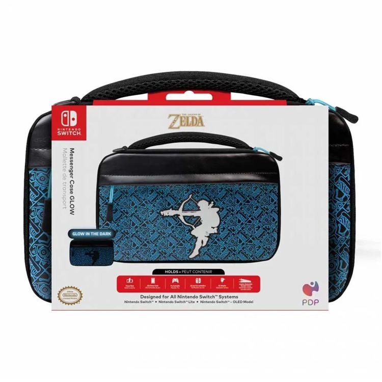 PDP Custodia per Nintendo Switch Messenger Glow Sheikah Shoot