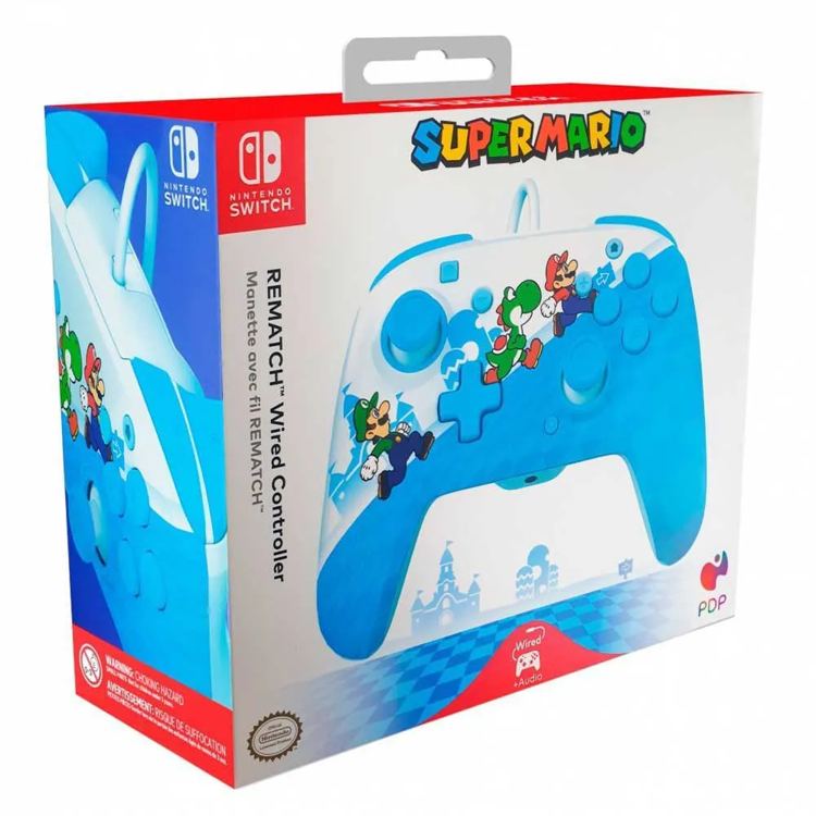 PDP Controller per Nintendo Switch Rematch Mario Escape
