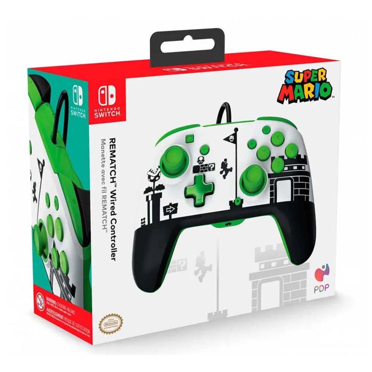 PDP Controller per Nintendo Switch Super Mario Retro