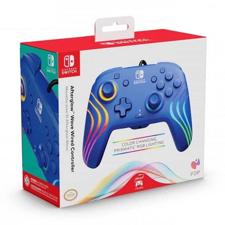 PDP Controller per Nintendo Switch Afterglow Wave