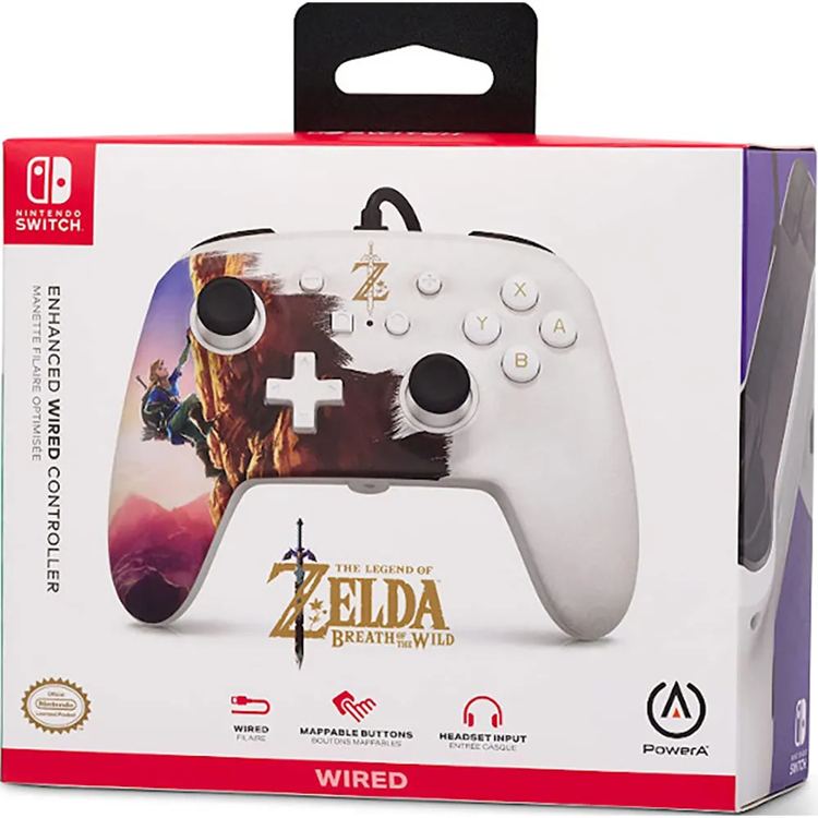 Powera Controller per Nintendo Switch The Legend Of Zelda Breath Of The Wild Hero Ascent