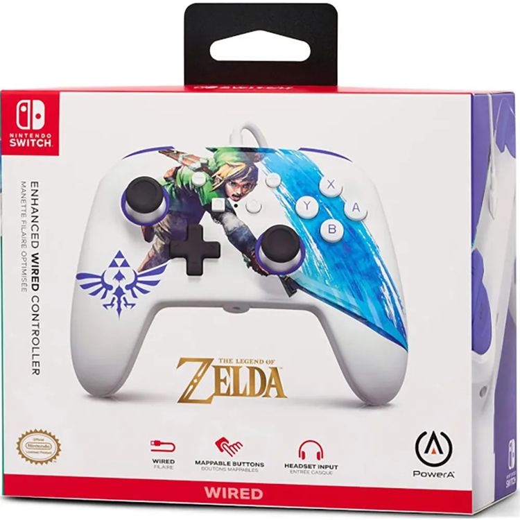 Powera Controller per Nintendo Switch The Legend Of Zelda sword attack