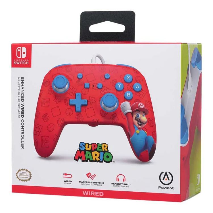 Powera Controller per Nintendo Switch Mario Woo-Hoo