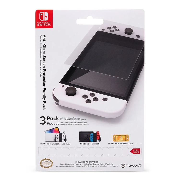 Powera Pellicola protettiva schermo per Nintendo Switch Anti Glare Lite/OLED