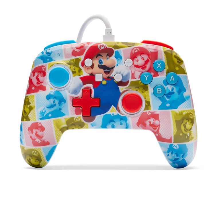 Powera Controller per Nintendo Switch Mario Hero Reel