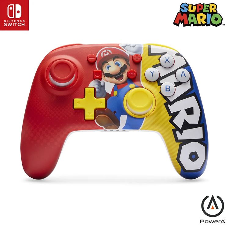 Powera Gamepad wireless per Nintendo Switch Mario Victory Nano