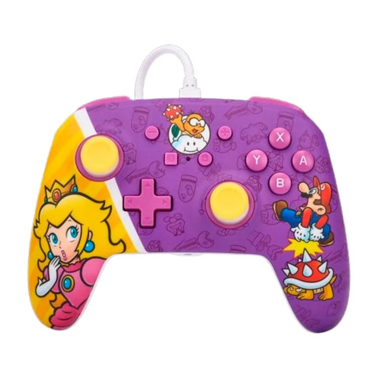 Powera Controller per Nintendo Switch Princess Peach Battle