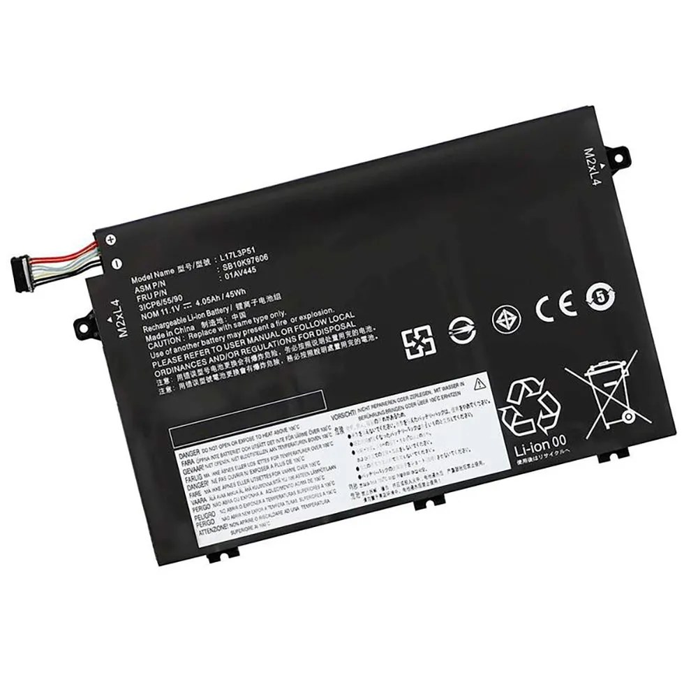 Generico Batteria di ricambio per laptop Lenovo Thinkpad E480 E490 E580 E590 L17C3P51 L17L3P51
