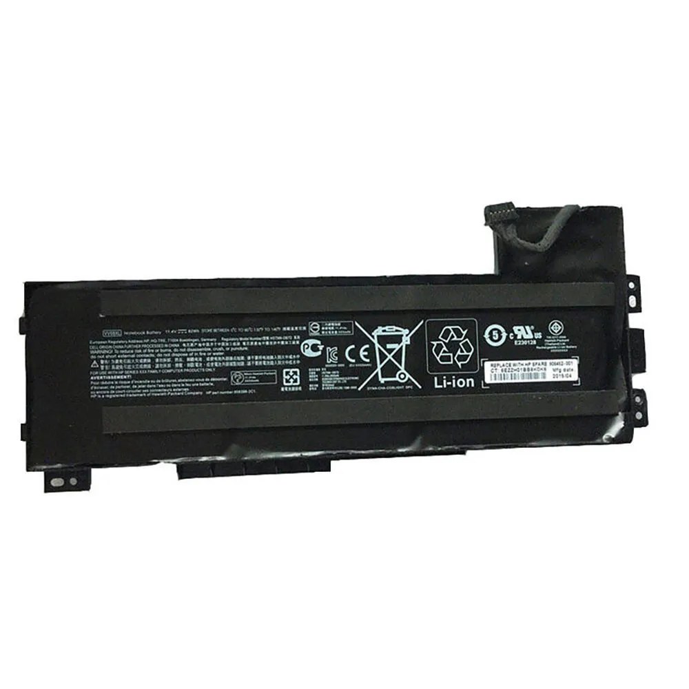 Generico Batteria di ricambio per laptop Hp Zbook 15 G3 15 G4 Vv09Xl 808452-001 808452-005 11.4V