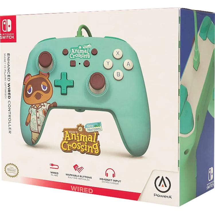 [PPX-141903460] Powera Controller per Nintendo Switch Animal Crossing Tom Nook
