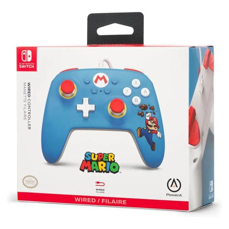 [PPX-141040521] Powera Switch Controller cablato Mario Power A