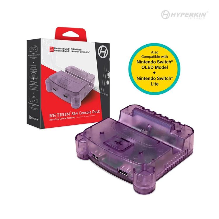 [PPX-142054165] Hyperkin gaming Stazione di ricarica Retron S64