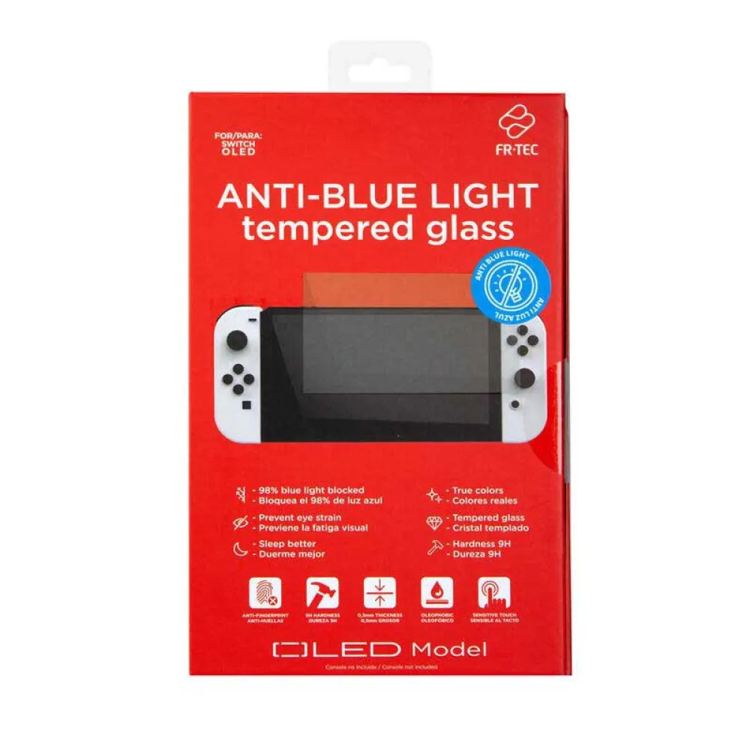 [PPX-139430009] Fr-tec Pellicola protettiva schermo per Nintendo Switch Vetro temperato