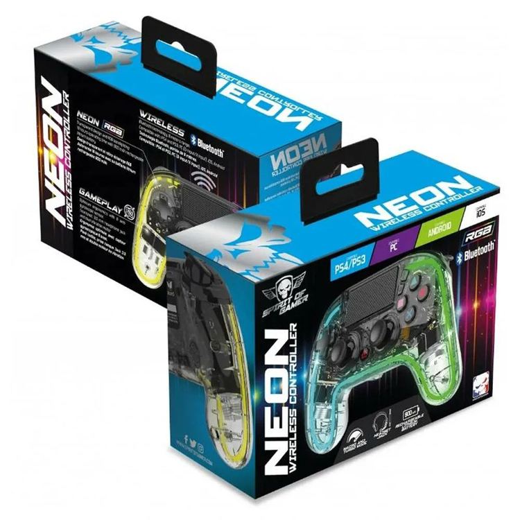 Spirit of gamer Gamepad wireless per Nintendo Switch Neon