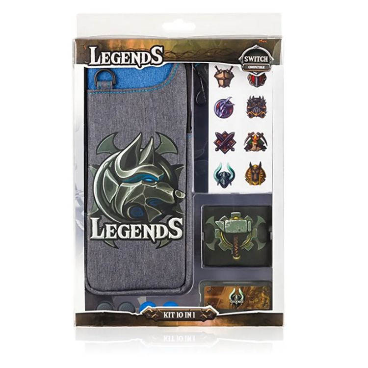 Indeca Cover per nintendo switch Legends Starter Pack