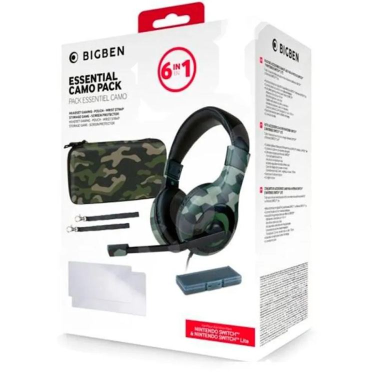 Bigben Pacchetto di accessori Essentials 6 in 1 per Switch