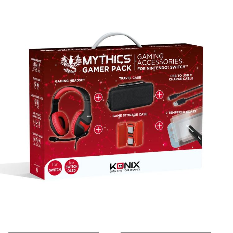 Konix Pacchetto giocatore Nintendo Switch