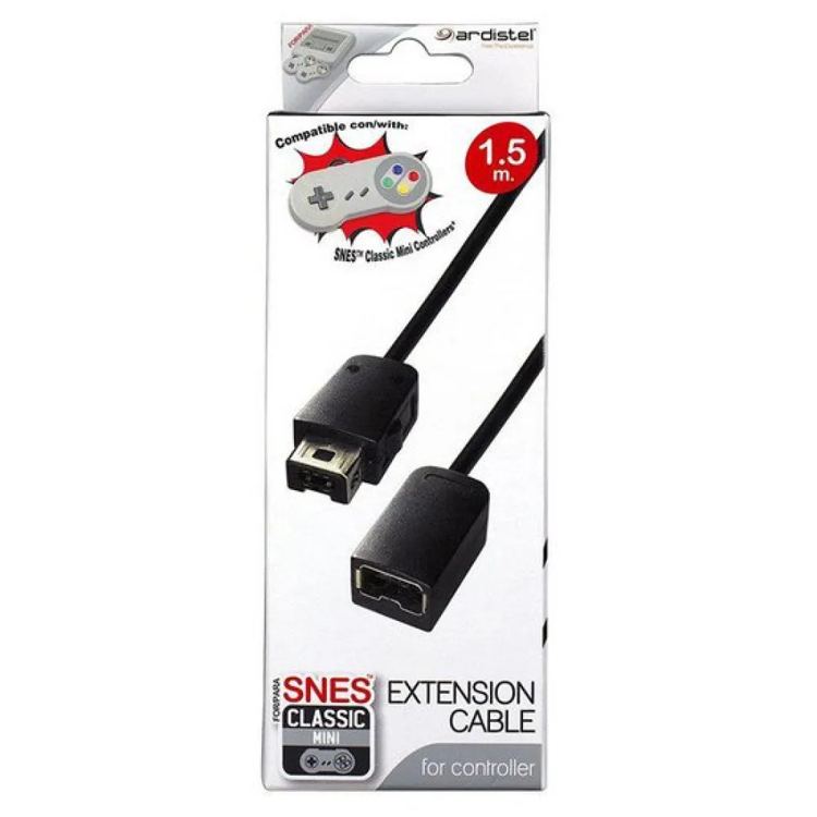 Ardistel Cavo di estensione per controller Mini SNES 1.5 m