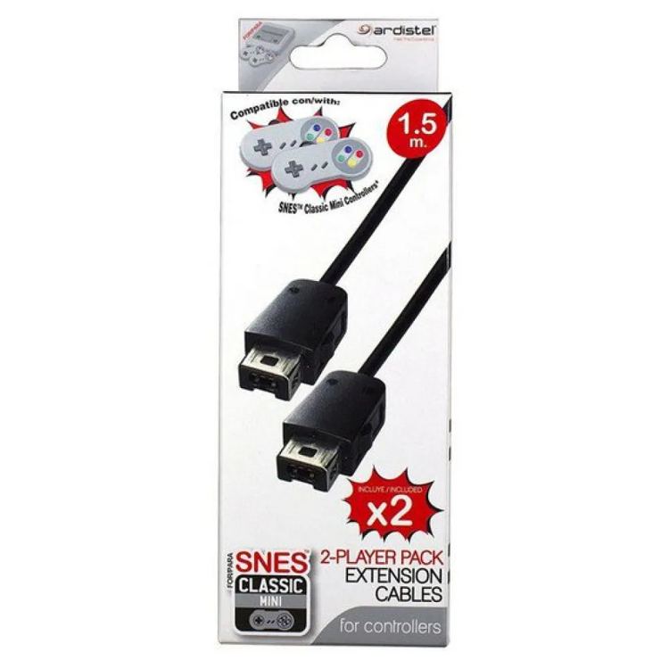 Ardistel Cavo di prolunga per controller Mini SNES 1.5 m 2 unità