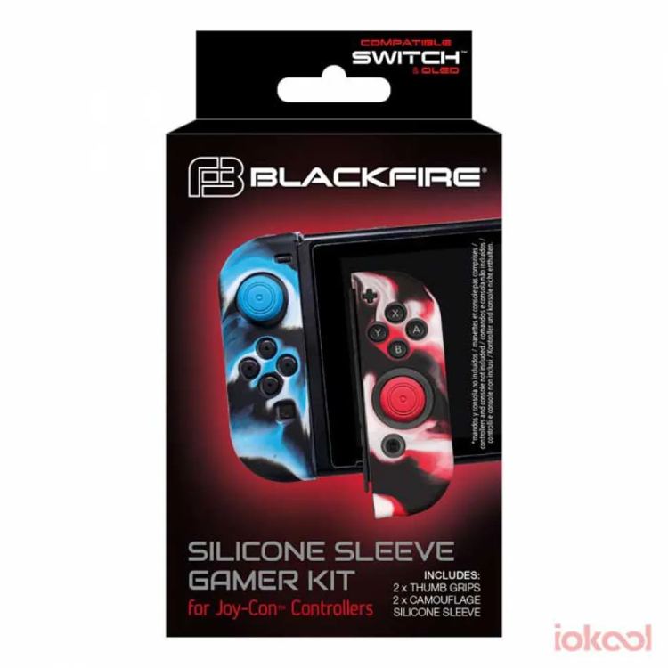 Blackfire Custodia per Joy-Con Silicone 2 unità