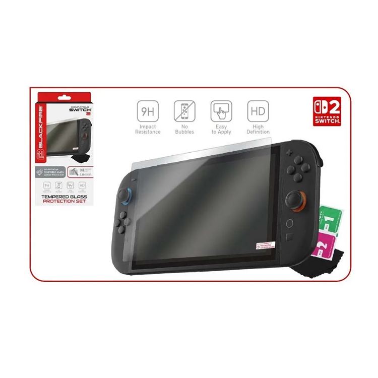 Blackfire Pellicola protettiva schermo per Nintendo Switch Switch 2 Tempered Glass