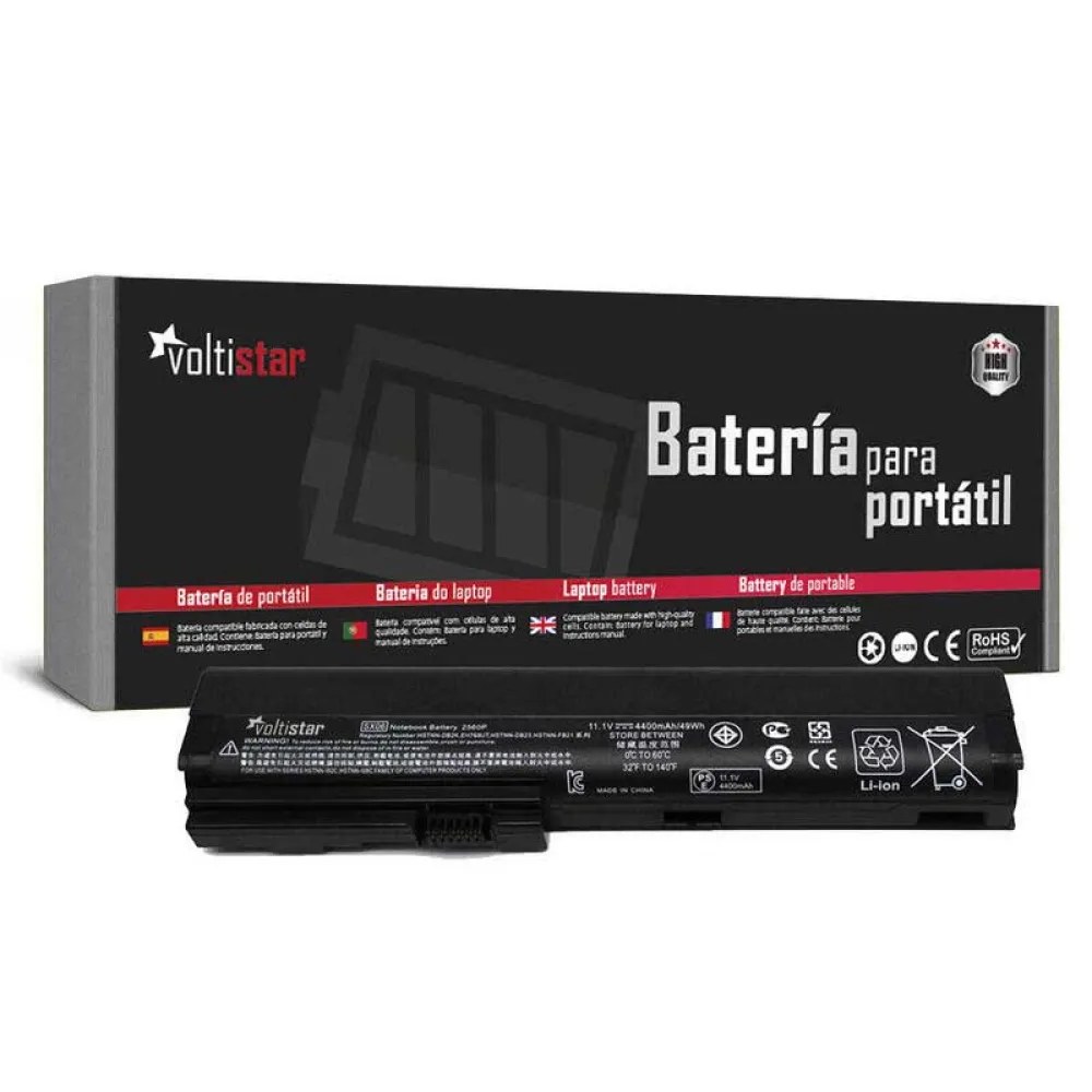 Generico Batteria di ricambio per laptop Hp Elitebook 2560P 2570P 632015 241 632015 242